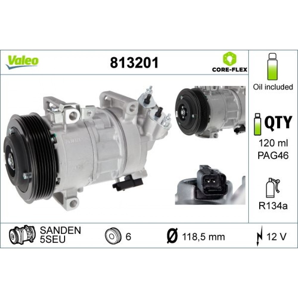VALEO ΚΟΜΠΡΕΣΕΡ A/C PSA VALEO ΚΟΜΠΡΕΣΕΡ A/C PSA