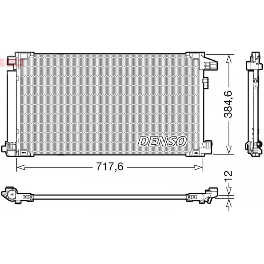 ΨΥΓΕΙΟ A/C TOYOTA PRIUS 1.8 Hybrid 15> DENSO ΨΥΓΕΙΟ A/C TOYOTA PRIUS 1.8 Hybrid 15> DENSO
