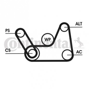 ΣΕΤ ΙΜΑΝΤΑΣ ELAST. MAZDA 2,FORD FOCUS,FIESTA  CONTITECH