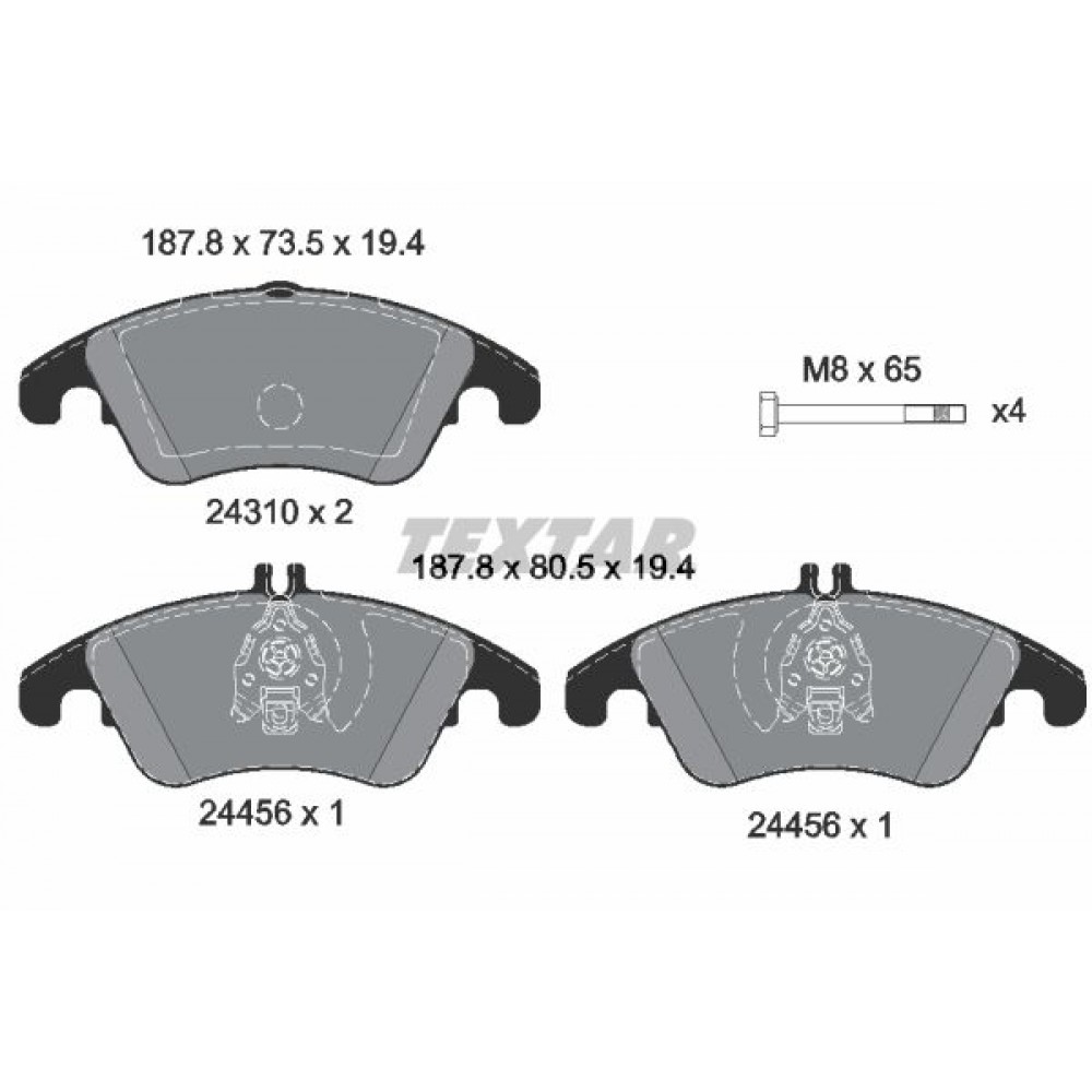 TEXTAR (1304 00) ΔΙΣΚΟΦΡΕΝΑ MERCEDES TEXTAR (1304 00) ΔΙΣΚΟΦΡΕΝΑ MERCEDES