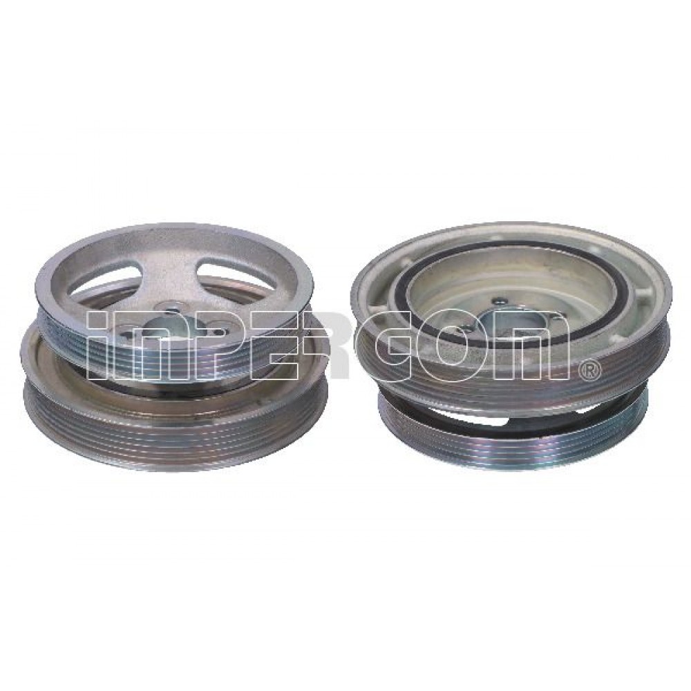 Τροχαλία ιμάντα, στροφαλοφόρος άξονας