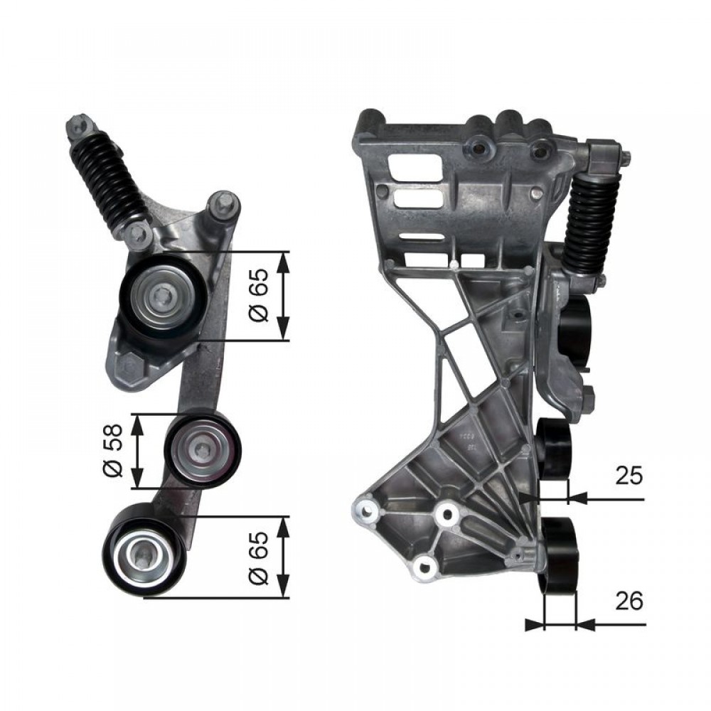 GATES ΤΕΝΤΩΤΗΡΑΣ ΙΜΑΝΤΑ POLY-V MERCEDES GATES ΤΕΝΤΩΤΗΡΑΣ ΙΜΑΝΤΑ POLY-V MERCEDES
