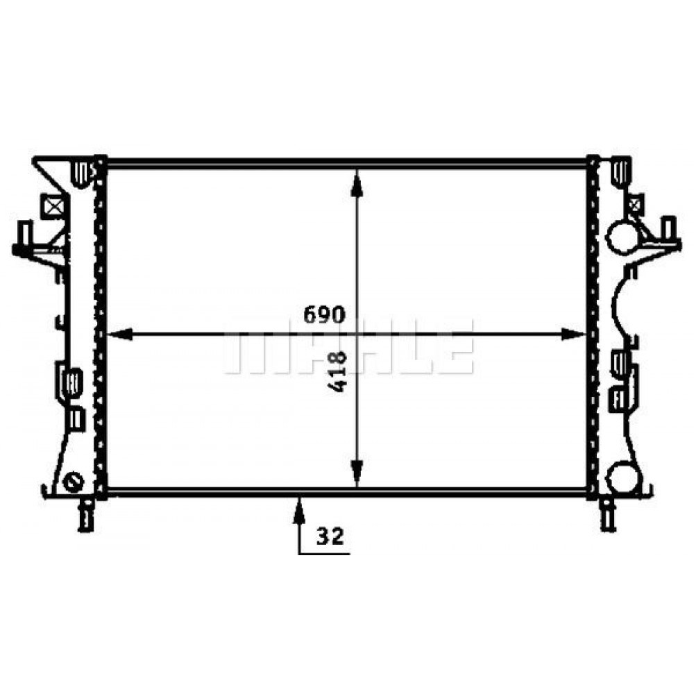 MAHLE-BEHR ΨΥΓΕΙΟ ΜΗΧΑΝΗΣ MAHLE-BEHR ΨΥΓΕΙΟ ΜΗΧΑΝΗΣ