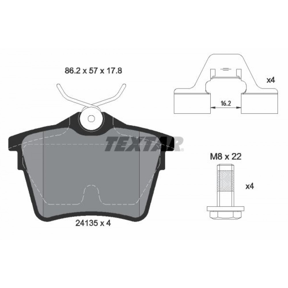 TEXTAR (1103 00) ΔΙΣΚΟΦΡΕΝΑ PEUGEOT (17.8 mm) TEXTAR (1103 00) ΔΙΣΚΟΦΡΕΝΑ PEUGEOT (17.8 mm)