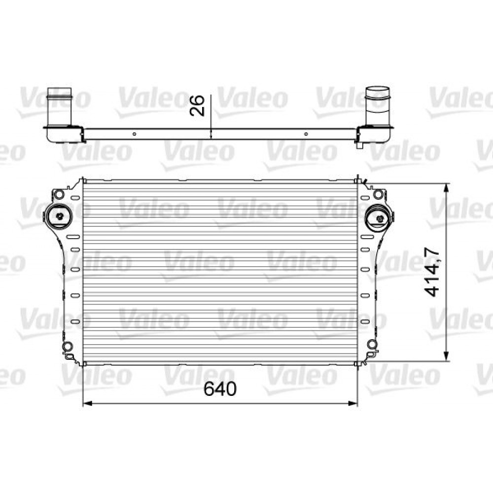 VALEO ΨΥΓΕΙΟ INTERCOOLER