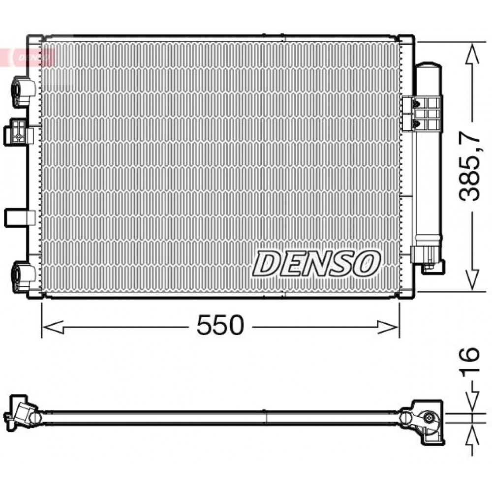 ΨΥΓΕΙΟ A/C FORD C-MAX II 1.6 TDCI 10> DENSO ΨΥΓΕΙΟ A/C FORD C-MAX II 1.6 TDCI 10> DENSO