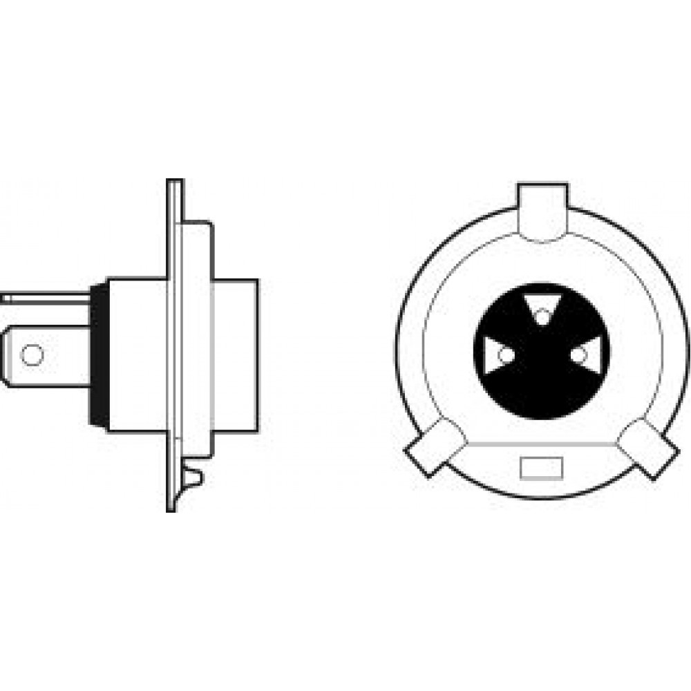 VALEO ΛΑΜΠΑ H4 ΜΠΛΕ VALEO ΛΑΜΠΑ H4 ΜΠΛΕ