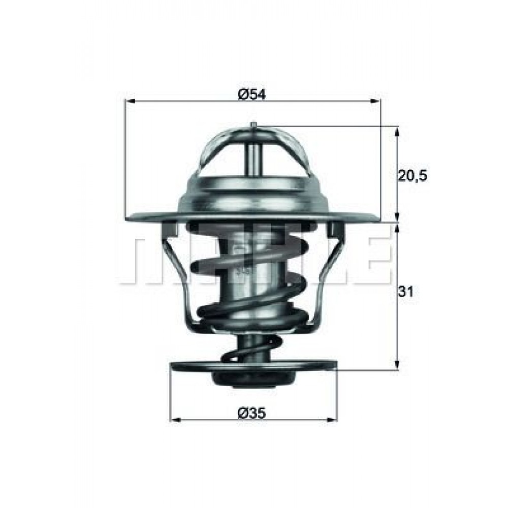 ΘΕΡΜ/ΤΗΣ 54mm VAG-SEAT MAHLE ΘΕΡΜ/ΤΗΣ 54mm VAG-SEAT MAHLE