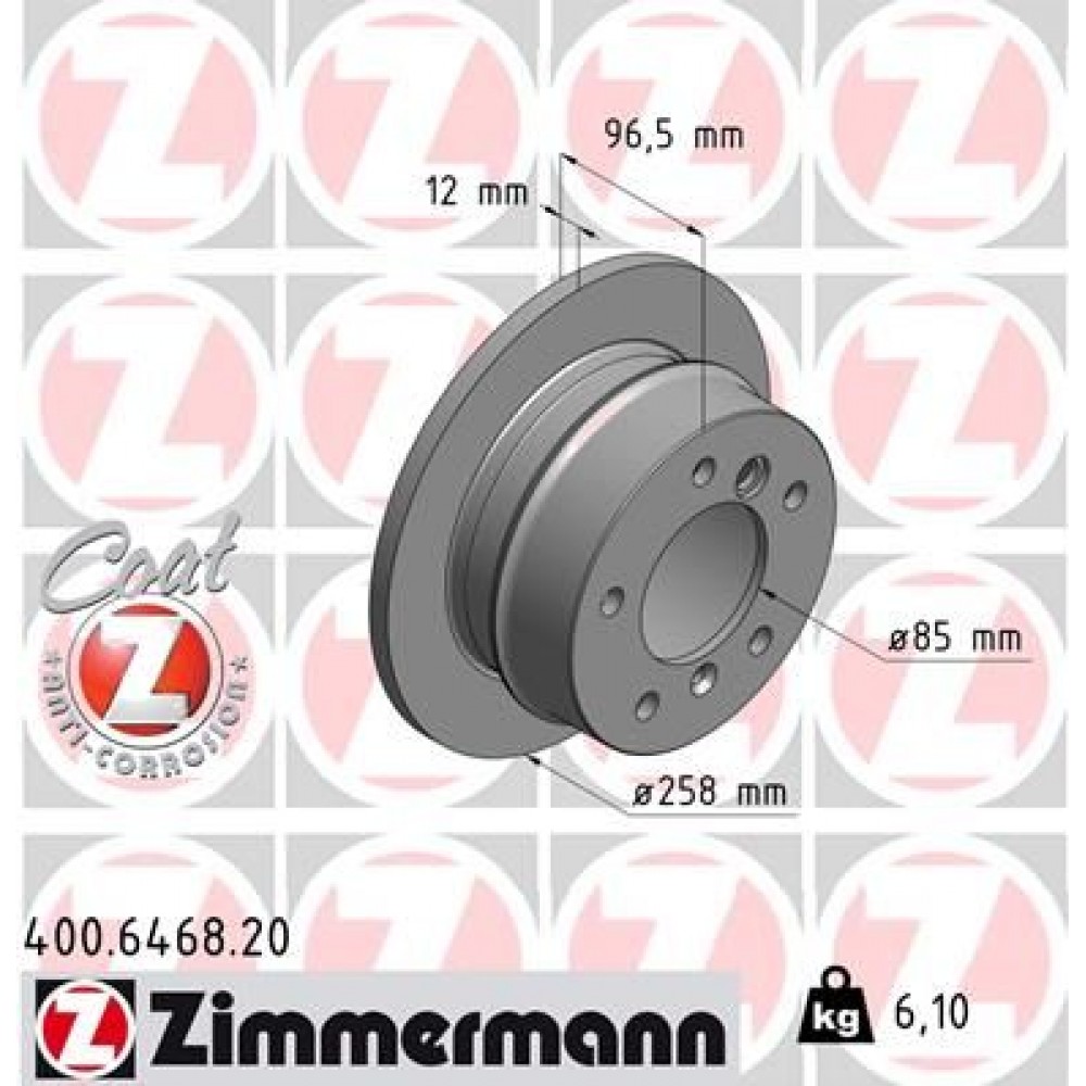 ZIMMERMANN (1440.20) ΔΙΣΚ\ΚΕΣ MERCEDES COAT Z ZIMMERMANN (1440.20) ΔΙΣΚ\ΚΕΣ MERCEDES COAT Z