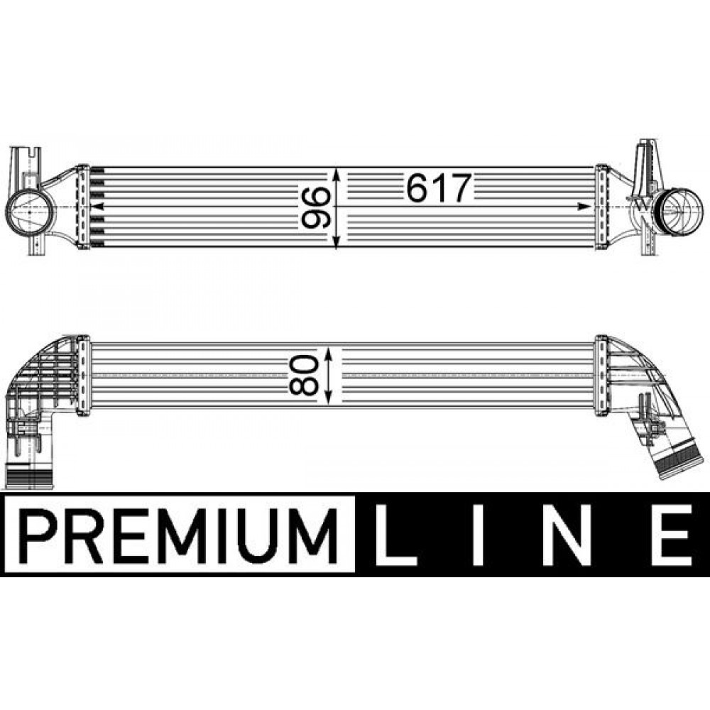 MAHLE-BEHR ΨΥΓΕΙΟ INTERCOOLER MAHLE-BEHR ΨΥΓΕΙΟ INTERCOOLER