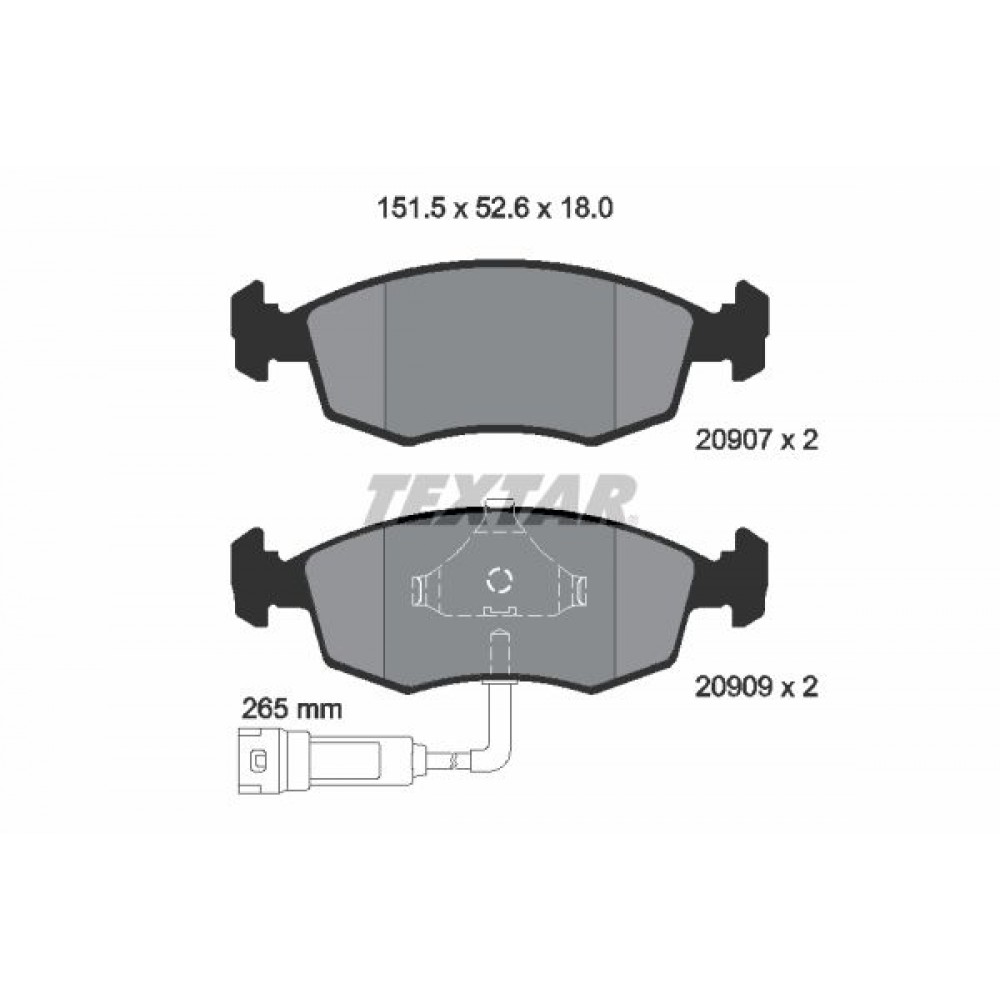 TEXTAR (172 02) ΔΙΣΚΟΦΡΕΝΑ FORD TEXTAR (172 02) ΔΙΣΚΟΦΡΕΝΑ FORD
