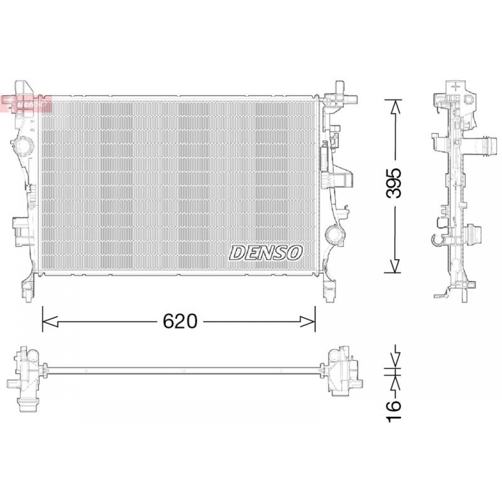 DENSO ΨΥΓΕΙΟ ΜΗΧΑΝΗΣ FIAT DENSO ΨΥΓΕΙΟ ΜΗΧΑΝΗΣ FIAT