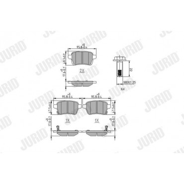 ΤΑΚ. FIAT 500L,TIPO-OPEL ADAM,CORSA E 13> 