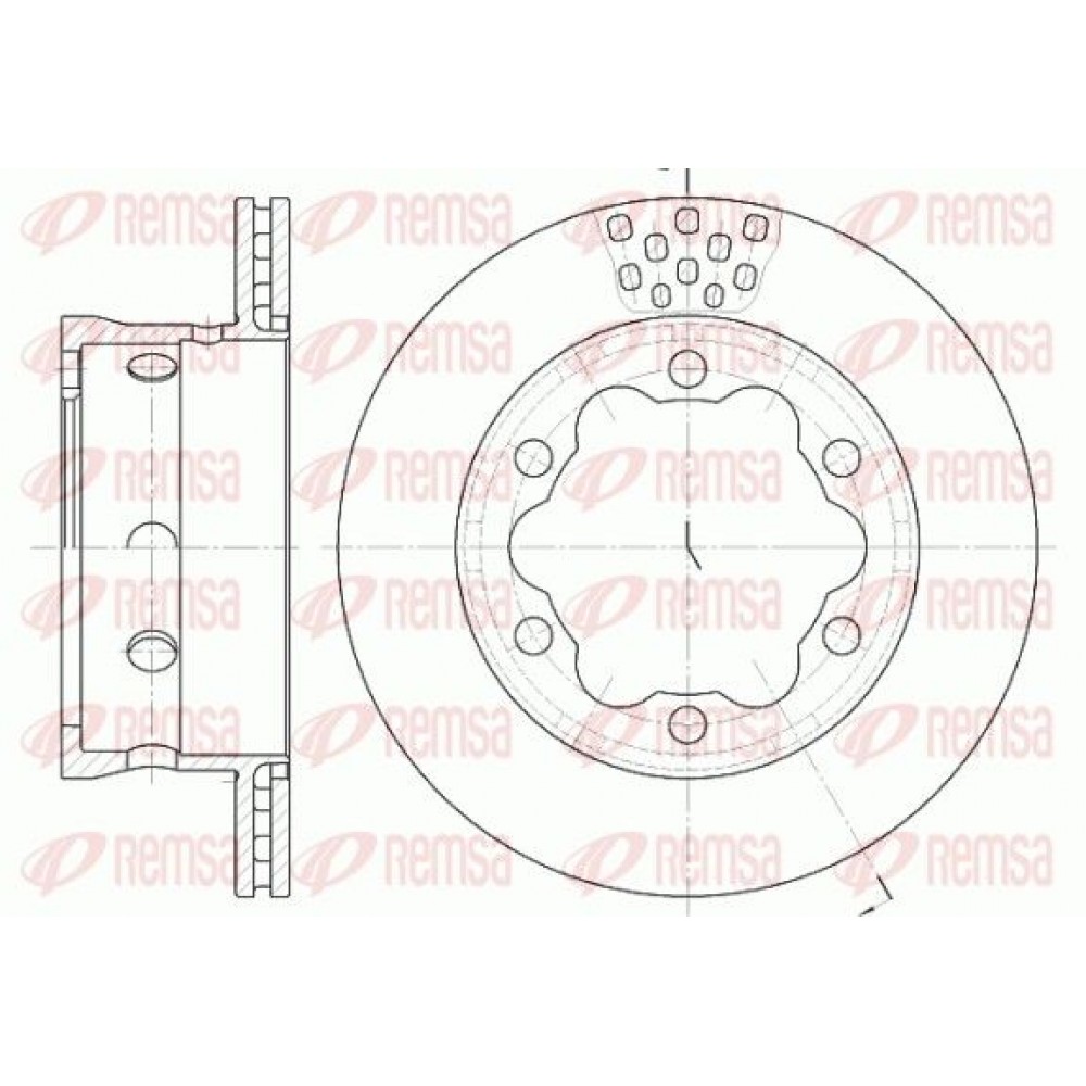 REMSA (Z 3605) ΔΙΣΚΟΠΛΑΚΕΣ #Ο# MERCEDES