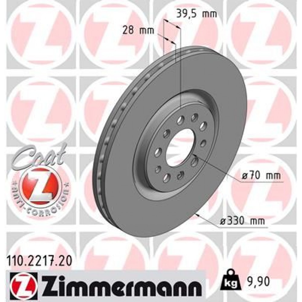 ZIMMERMANN ΔΙΣ/ΚΕΣ COAT Z ALFA ROMEO ZIMMERMANN ΔΙΣ/ΚΕΣ COAT Z ALFA ROMEO