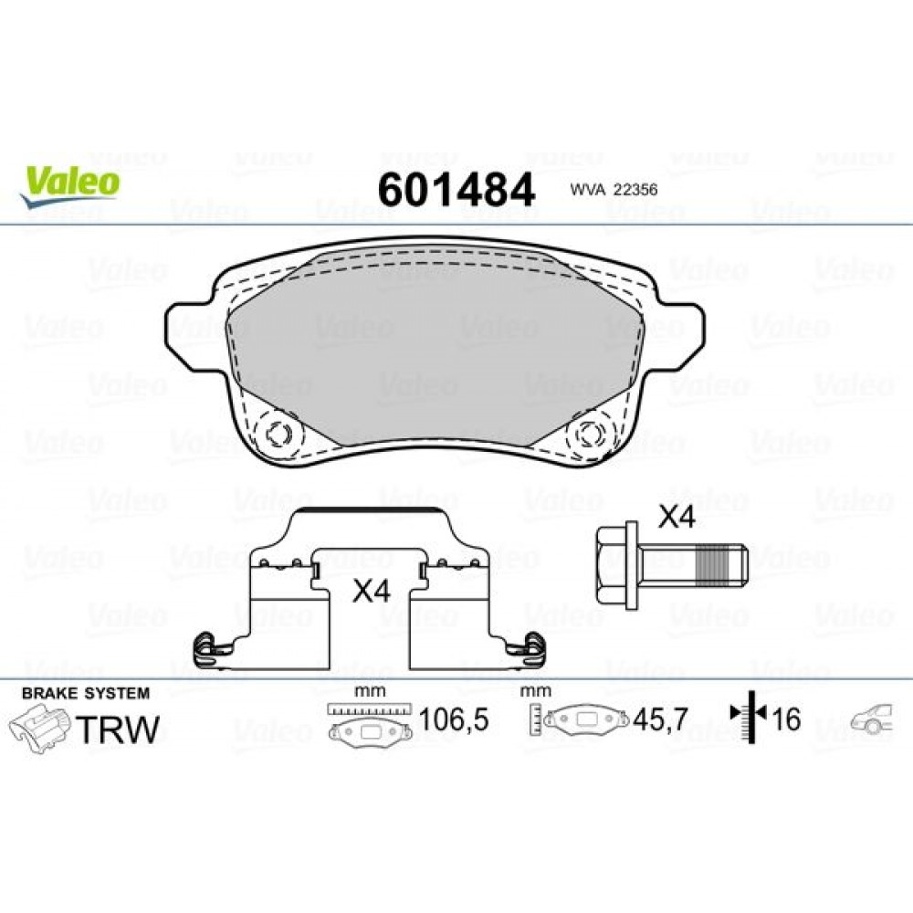 VALEO ΔΙΣΚΟΦΡΕΝΑ RENAULT