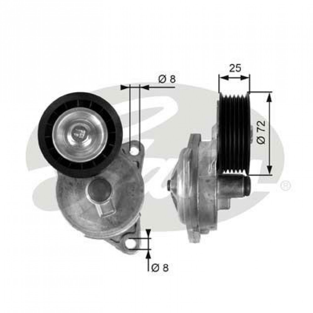 GATES ΤΕΝΤΩΤΗΡΑΣ ΙΜΑΝΤΑ POLY-V FORD GATES ΤΕΝΤΩΤΗΡΑΣ ΙΜΑΝΤΑ POLY-V FORD