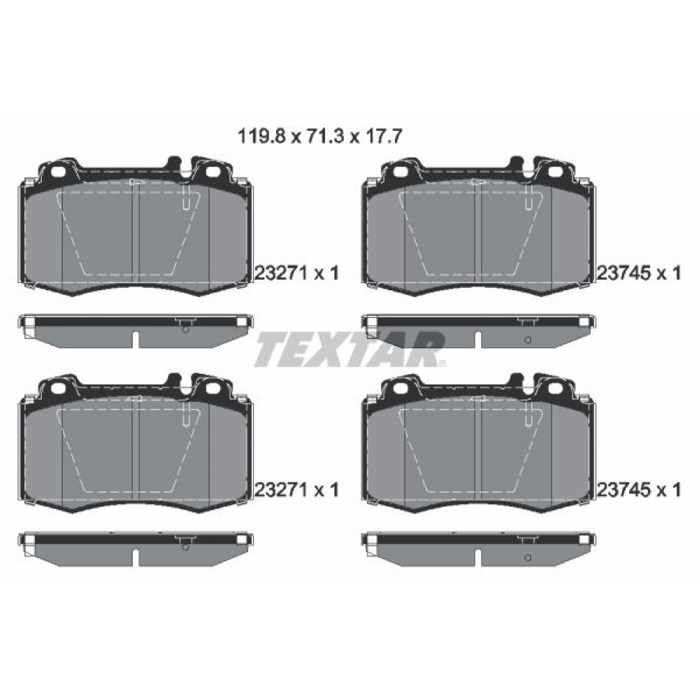 TEXTAR (769 00) ΔΙΣΚΟΦΡΕΝΑ MERCEDES TEXTAR (769 00) ΔΙΣΚΟΦΡΕΝΑ MERCEDES