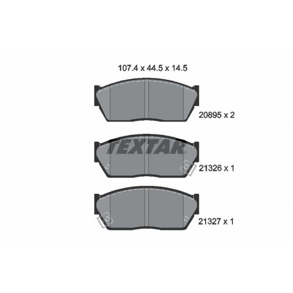 TEXTAR ΔΙΣΚΟΦΡΕΝΑ HONDA