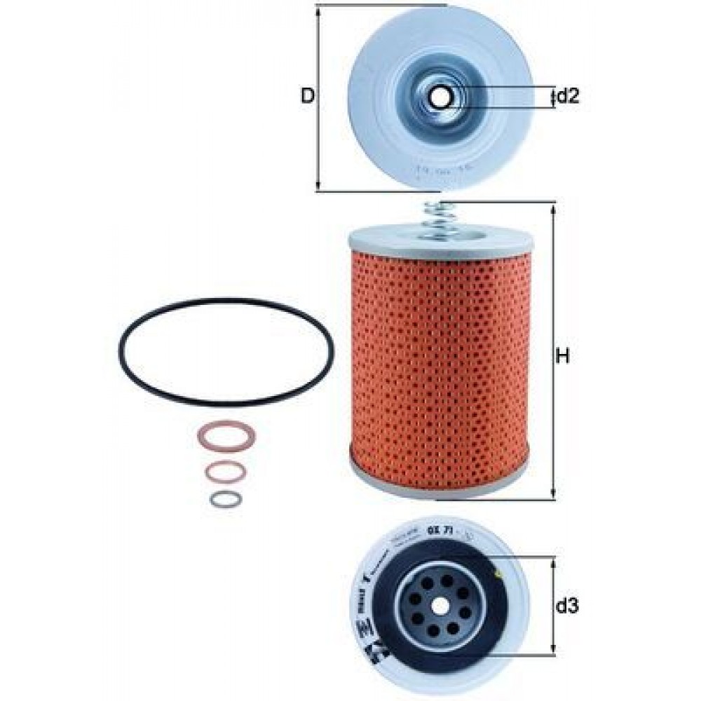 MAHLE ΦΙΛΤΡΑ ΛΑΔΙΟΥ MERCEDES MAHLE ΦΙΛΤΡΑ ΛΑΔΙΟΥ MERCEDES