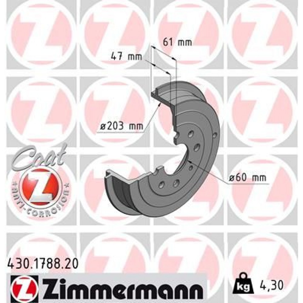 ZIMMERMANN ΤΑΜΠΟΥΡΑ FIAT COAT Z ZIMMERMANN ΤΑΜΠΟΥΡΑ FIAT COAT Z