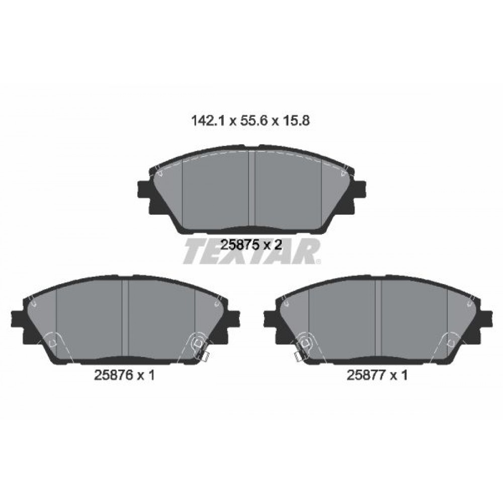 TEXTAR ΔΙΣΚΟΦΡΕΝΑ MAZDA