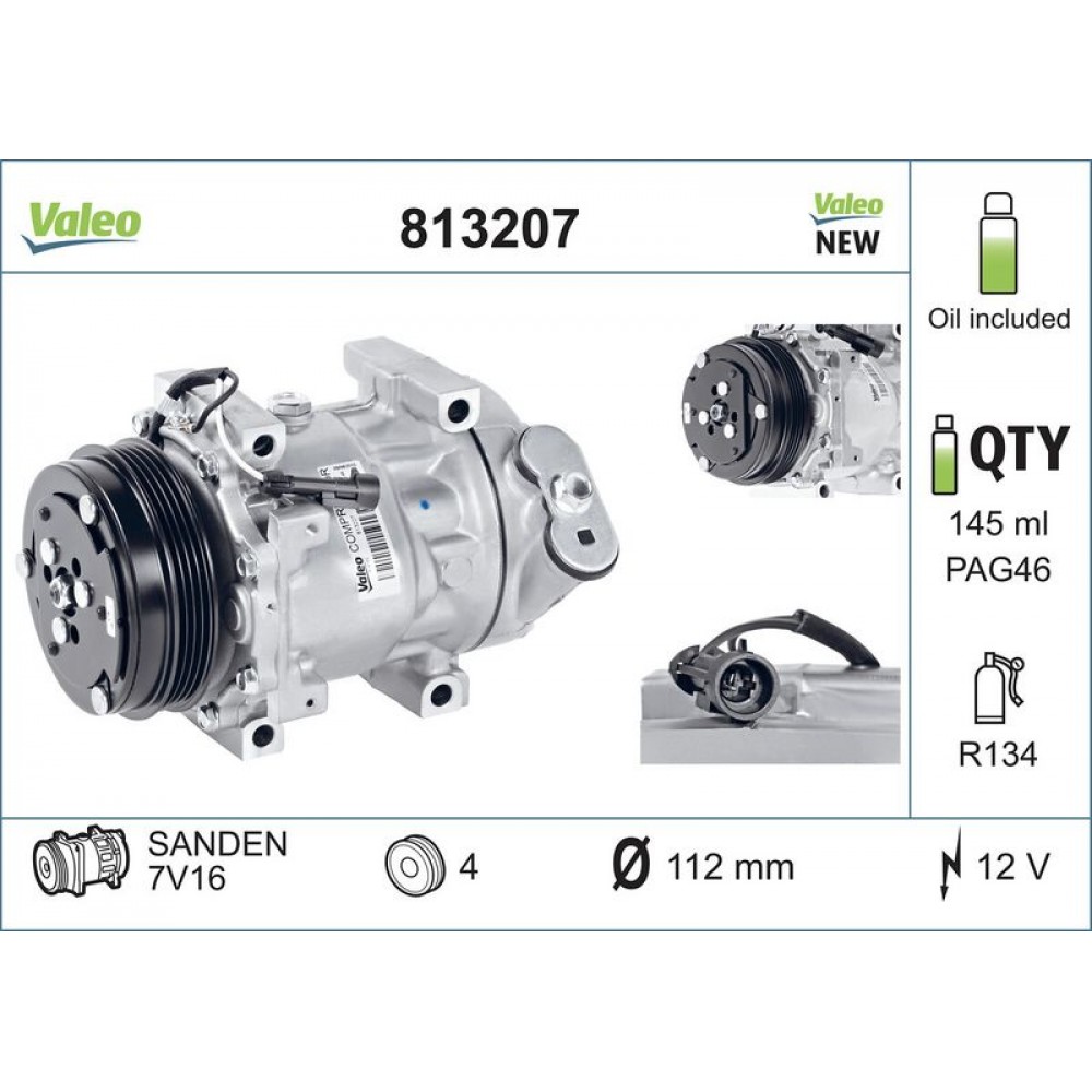 VALEO ΚΟΜΠΡΕΣΕΡ A/C