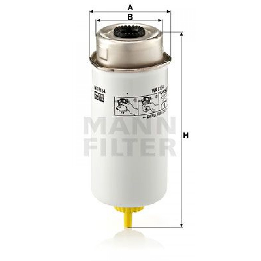 MANN ΦΙΛΤΡΑ ΚΑΥΣΙΜΟΥ FORD