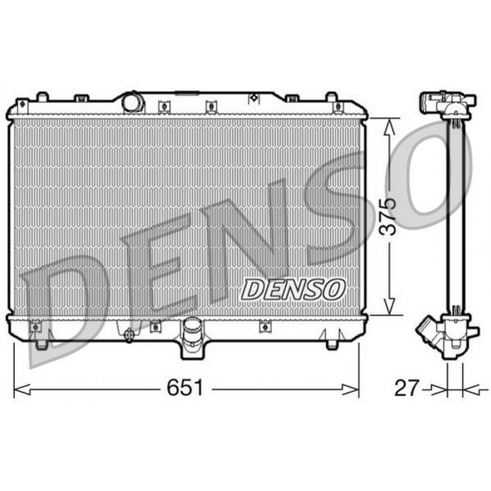 ΨΥΓΕΙΟ ΝΕΡΟΥ SUZUKI SX4 1.9DDIS 06> 375X651X27 DENSO ΨΥΓΕΙΟ ΝΕΡΟΥ SUZUKI SX4 1.9DDIS 06> 375X651X27 DENSO