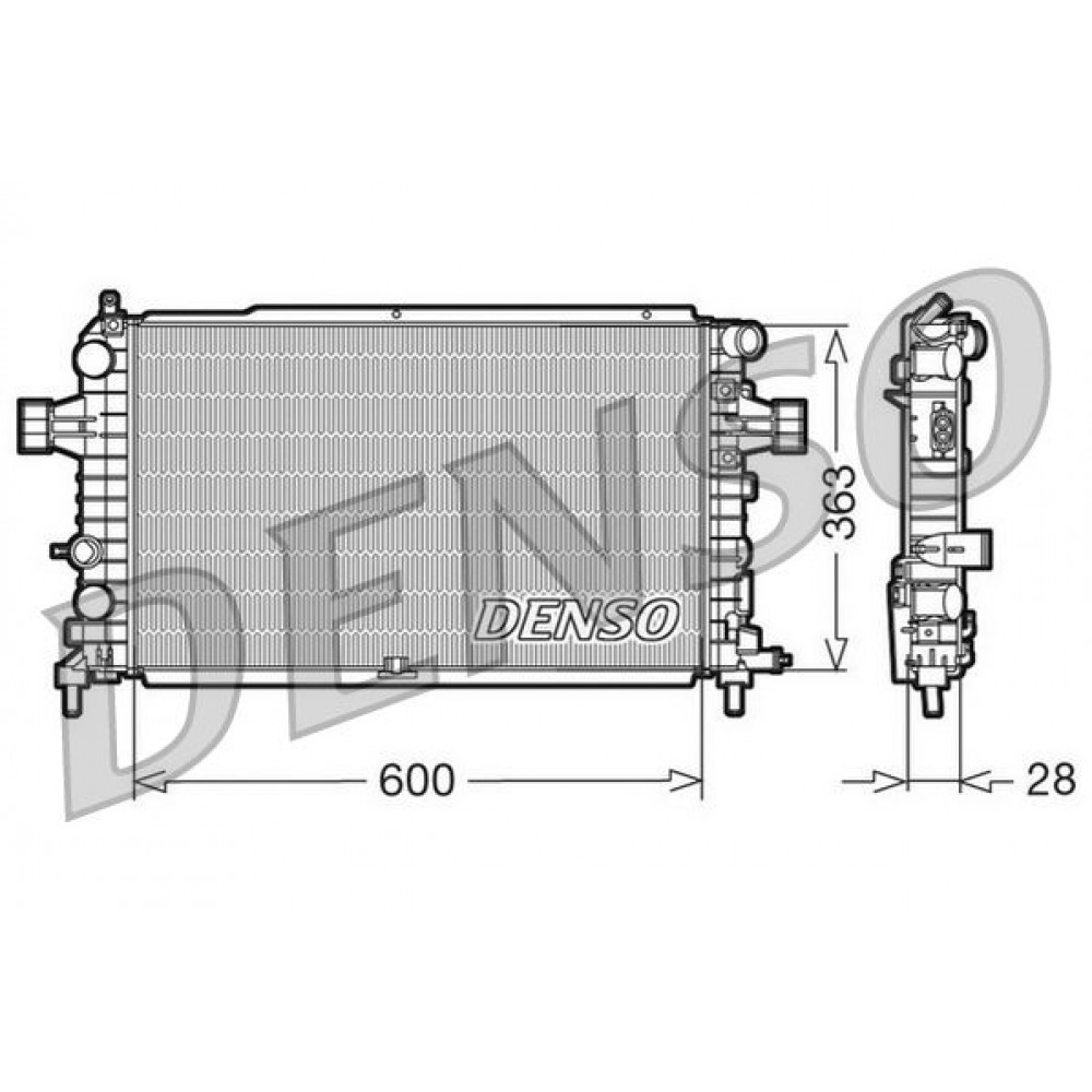 ΨΥΓΕΙΟ ΝΕΡΟΥ OPEL ASTRA H 2.0 Turbo <10 600X363X28 DENSO ΨΥΓΕΙΟ ΝΕΡΟΥ OPEL ASTRA H 2.0 Turbo <10 600X363X28 DENSO