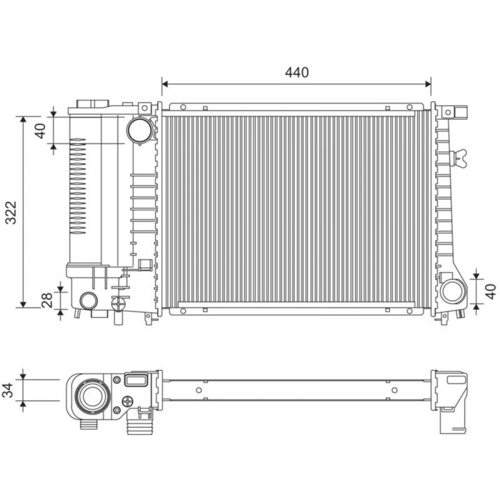 VALEO (VL230365) ΨΥΓΕΙΟ ΜΗΧΑΝΗΣ
