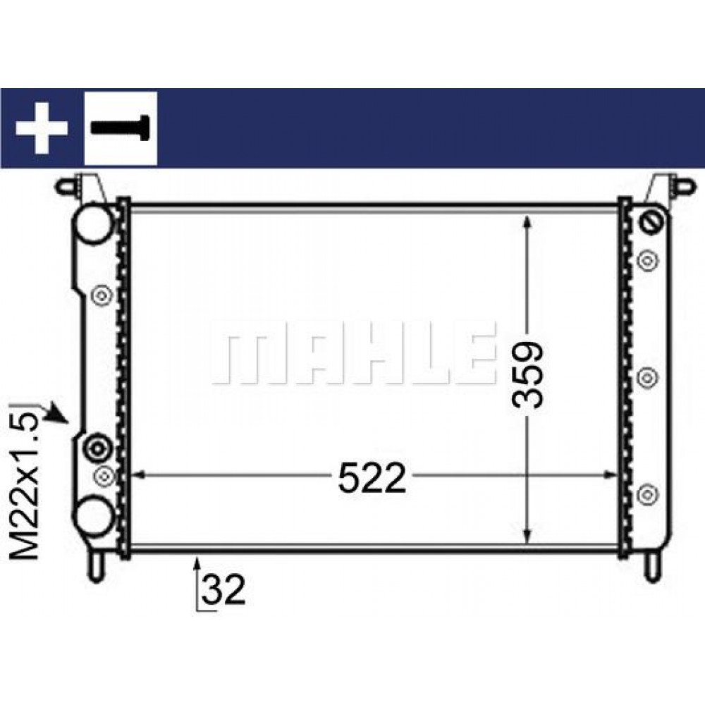 MAHLE-BEHR ΨΥΓΕΙΟ ΜΗΧΑΝΗΣ MAHLE-BEHR ΨΥΓΕΙΟ ΜΗΧΑΝΗΣ