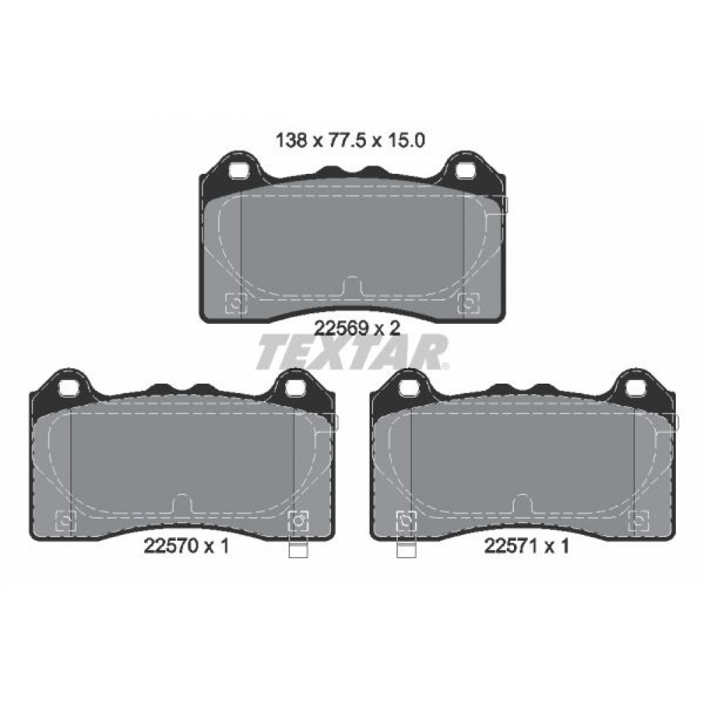 TEXTAR ΔΙΣΚΟΦΡΕΝΑ FORD TEXTAR ΔΙΣΚΟΦΡΕΝΑ FORD