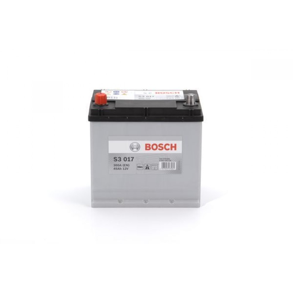 BOSCH ΜΠΑΤΑΡΙΑ S3 GREY LINE (45Ah/300A) ΑΡΙΣΤ. 219x135x225 ΧΟΝΤΡΟΣ ΠΟΛΟΣ BOSCH ΜΠΑΤΑΡΙΑ S3 GREY LINE (45Ah/300A) ΑΡΙΣΤ. 219x135x225 ΧΟΝΤΡΟΣ ΠΟΛΟΣ