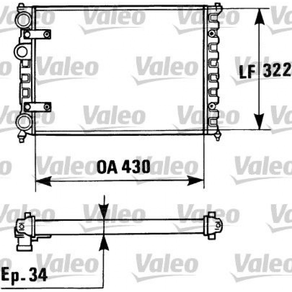 ΨΥΓΕΙΟ ΝΕΡΟΥ VW POLO IV 94-99 ΨΥΓΕΙΟ ΝΕΡΟΥ VW POLO IV 94-99