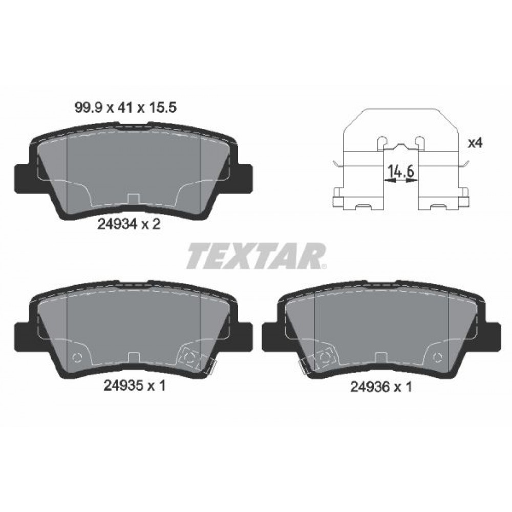 TEXTAR ΔΙΣΚΟΦΡΕΝΑ HYUNDAI TEXTAR ΔΙΣΚΟΦΡΕΝΑ HYUNDAI