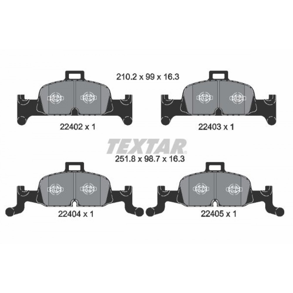 TEXTAR ΔΙΣΚΟΦΡΕΝΑ AUDI TEXTAR ΔΙΣΚΟΦΡΕΝΑ AUDI