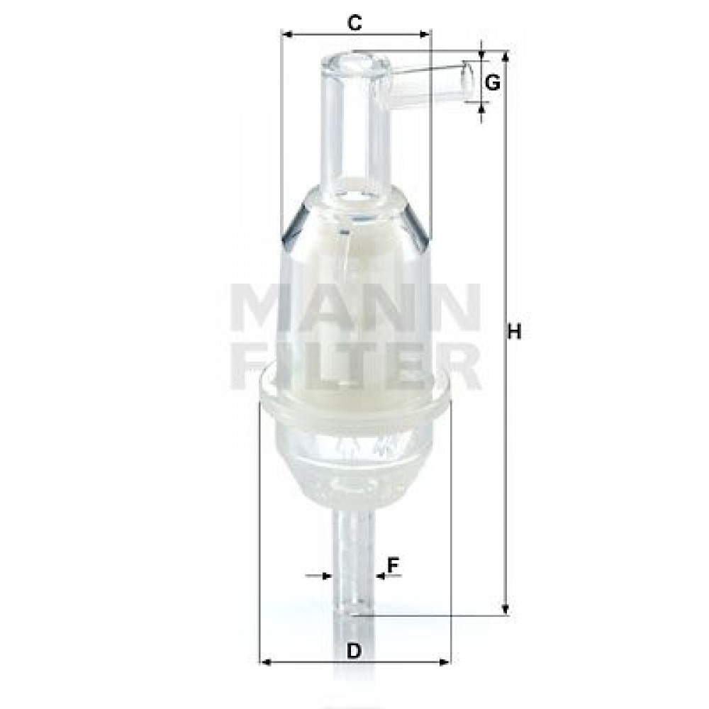 MANN ΦΙΛΤΡΑ ΚΑΥΣΙΜΟΥ MERCEDES