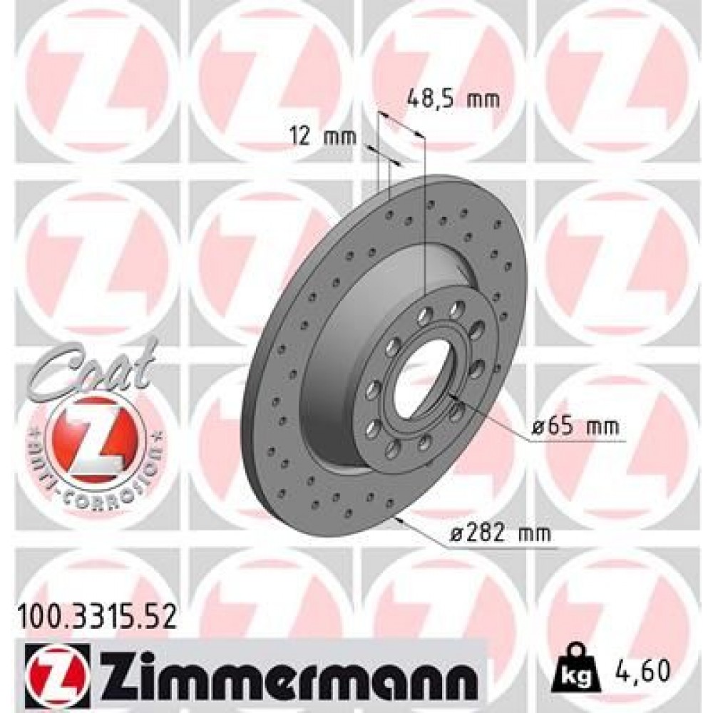 ZIMMERMANN ΔΙΣ/ΚΕΣ ΤΡΥΠΗΤΕΣ SPORT VAG ZIMMERMANN ΔΙΣ/ΚΕΣ ΤΡΥΠΗΤΕΣ SPORT VAG