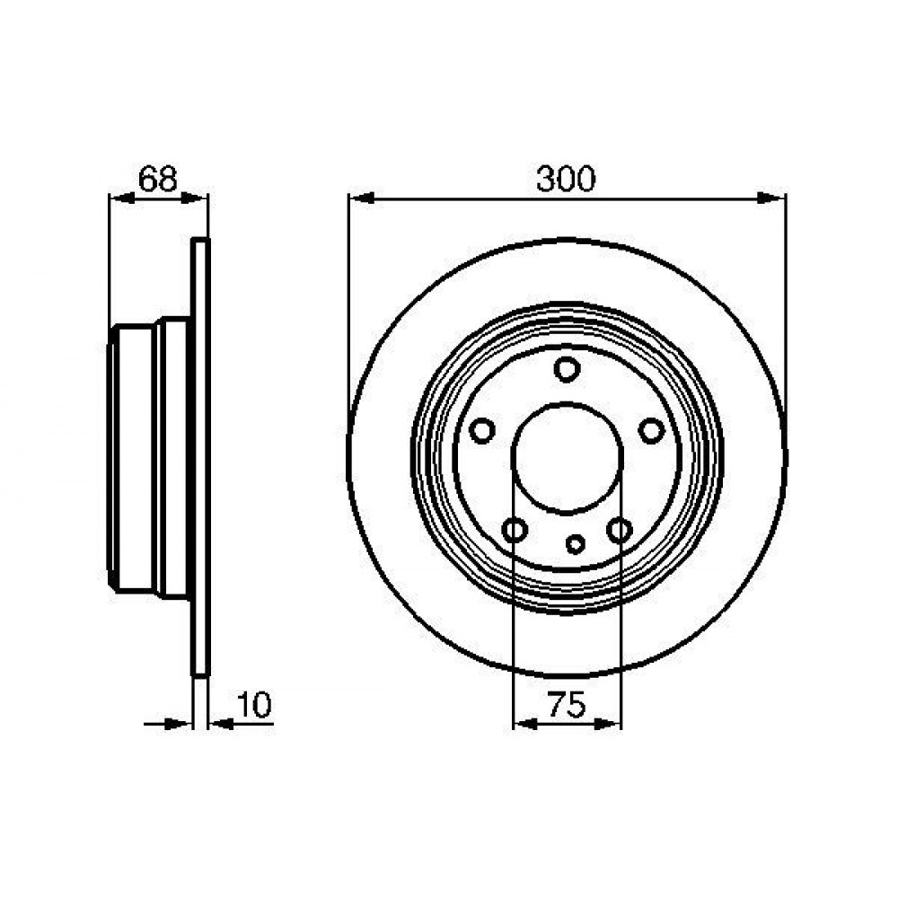 BOSCH ΔΙΣΚΟΠΛΑΚΕΣ BMW BOSCH ΔΙΣΚΟΠΛΑΚΕΣ BMW