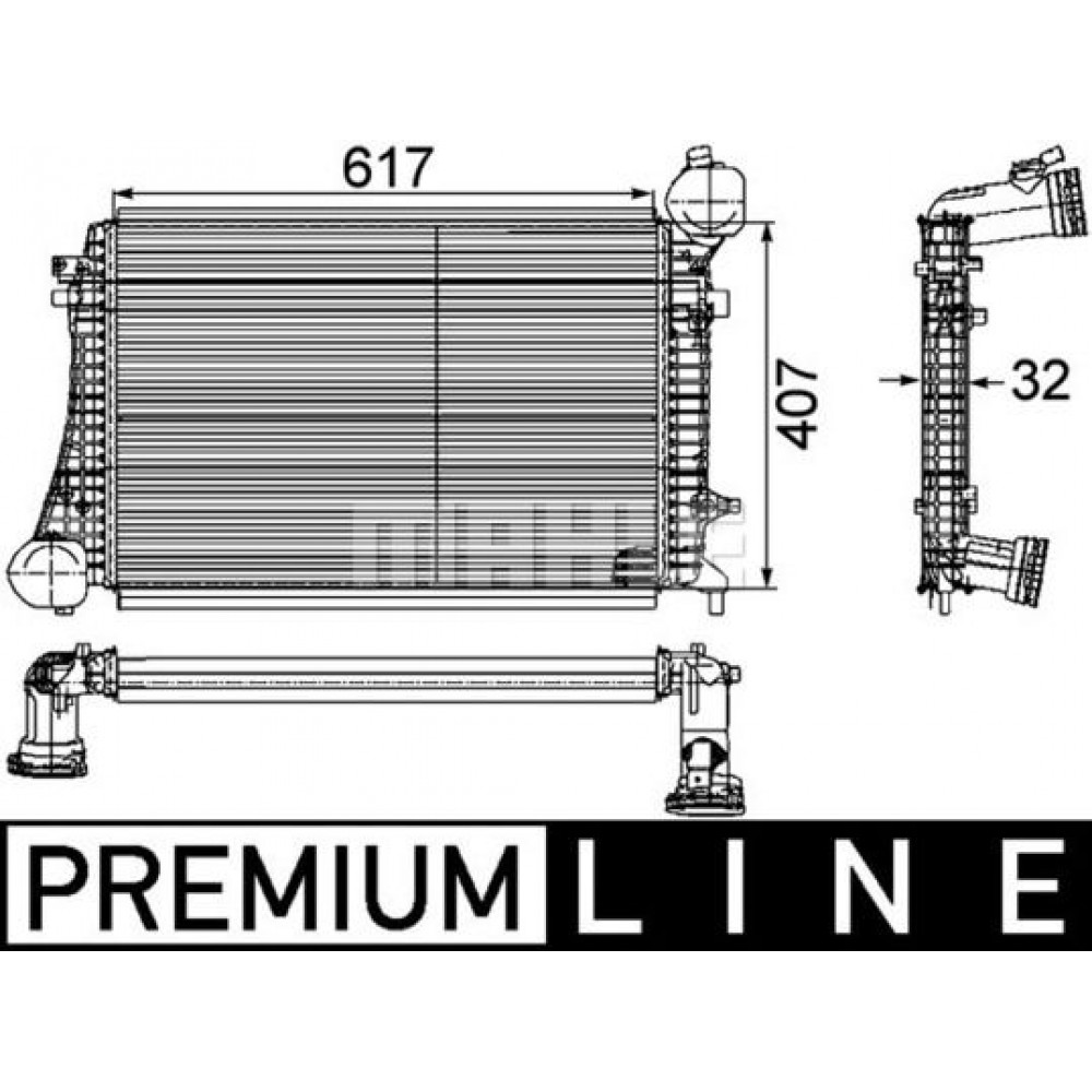 MAHLE-BEHR ΨΥΓΕΙΟ INTERCOOLER MAHLE-BEHR ΨΥΓΕΙΟ INTERCOOLER
