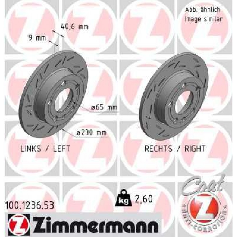 ZIMMERMANN ΔΙΣ/ΚΕΣ ΧΑΡΑΚΤΕΣ SPORT BLACK Z