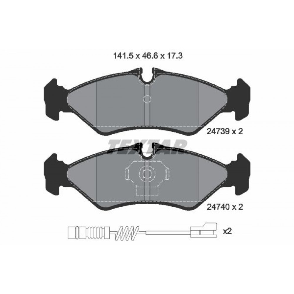 TEXTAR (579 00) (2162102) ΔΙΣΚΟΦΡΕΝΑ MERCEDES TEXTAR (579 00) (2162102) ΔΙΣΚΟΦΡΕΝΑ MERCEDES