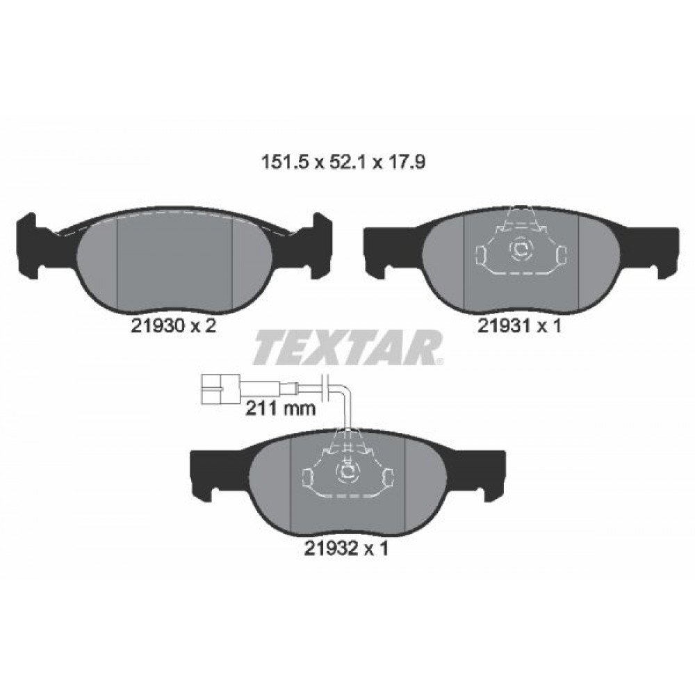 TEXTAR (588 10) ΔΙΣΚΟΦΡΕΝΑ FIAT TEXTAR (588 10) ΔΙΣΚΟΦΡΕΝΑ FIAT