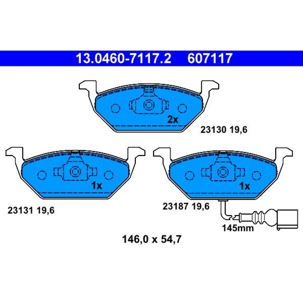 607117 - ΤΑΚΑΚΙΑ VW GOLF IV/V/VI,POLO,FABIA,OCTAVIA,IBIZA,LEON,A3 607117 - ΤΑΚΑΚΙΑ VW GOLF IV/V/VI,POLO,FABIA,OCTAVIA,IBIZA,LEON,A3