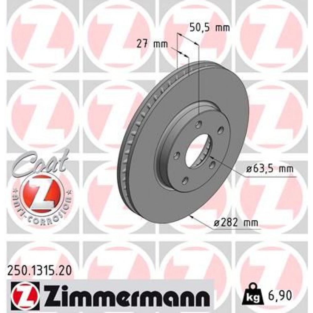 ZIMMERMANN ΔΙΣ/ΚΕΣ FORD COAT Z ZIMMERMANN ΔΙΣ/ΚΕΣ FORD COAT Z