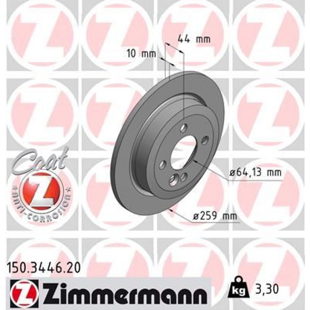ZIMMERMANN ΔΙΣΚ\ΚΕΣ (Z 3401.20) BMW COAT Z ZIMMERMANN ΔΙΣΚ\ΚΕΣ (Z 3401.20) BMW COAT Z
