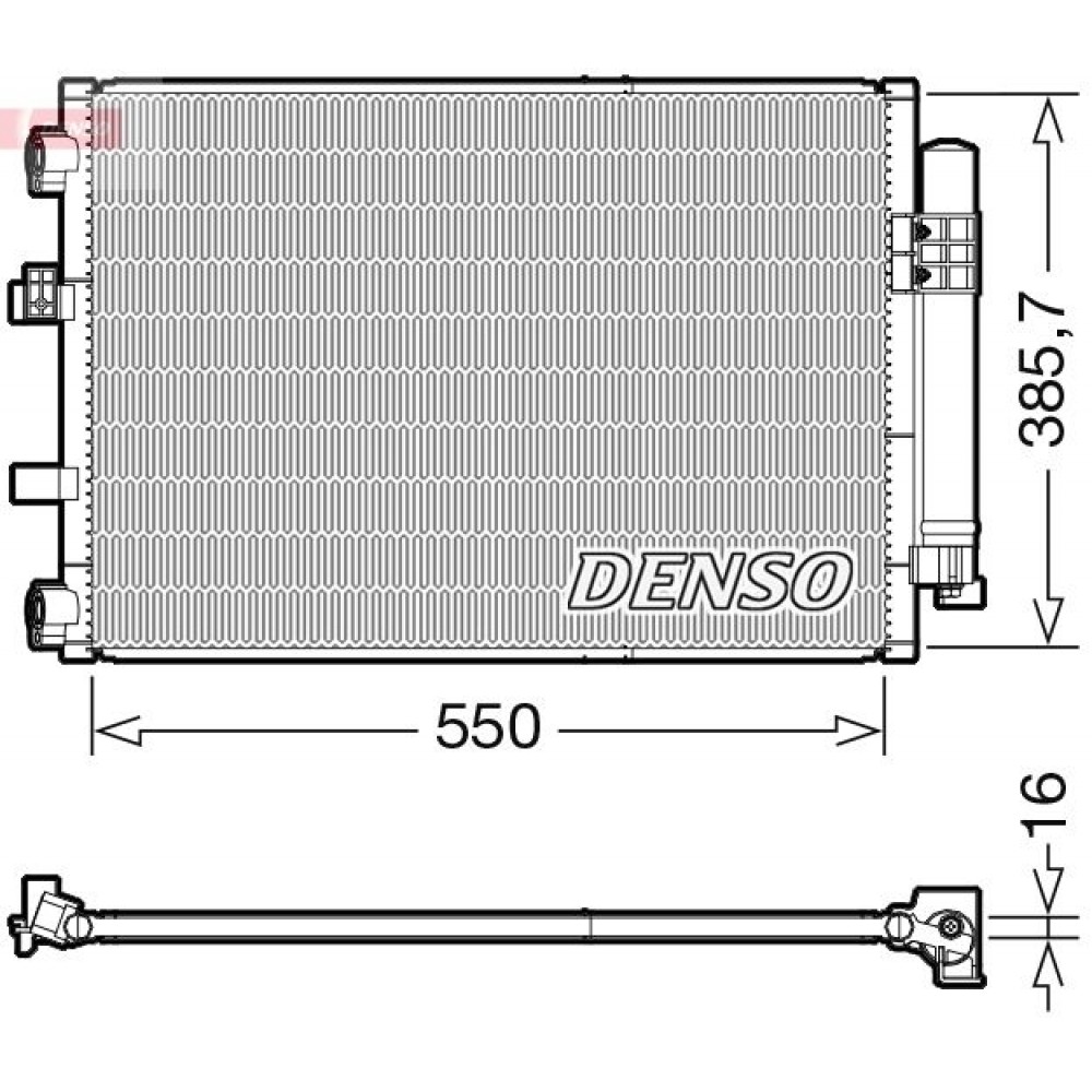 ΨΥΓΕΙΟ A/C FORD FOCUS III ALL 12> DENSO ΨΥΓΕΙΟ A/C FORD FOCUS III ALL 12> DENSO