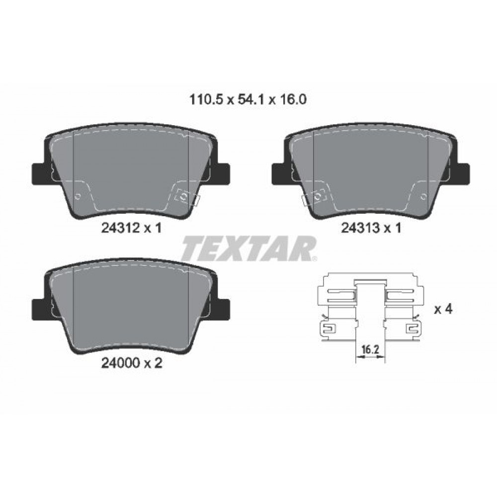 TEXTAR ΔΙΣΚΟΦΡΕΝΑ HYUNDAI TEXTAR ΔΙΣΚΟΦΡΕΝΑ HYUNDAI