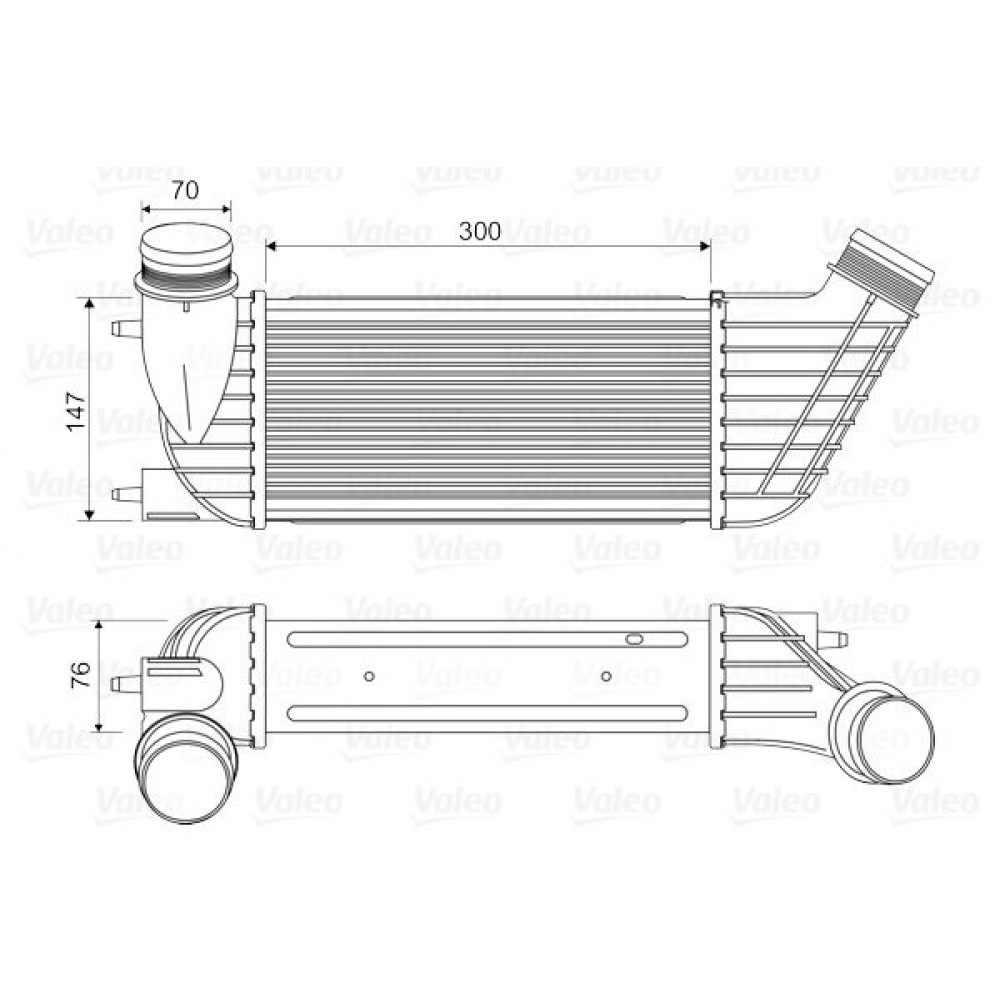 VALEO ΨΥΓΕΙΟ INTERCOOLER